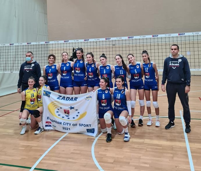 JUNIORKE MLADOSTI I JUNIORI RIBOLE KAŠTELA ODBOJKAŠKI PRVACI HRVATSKE
