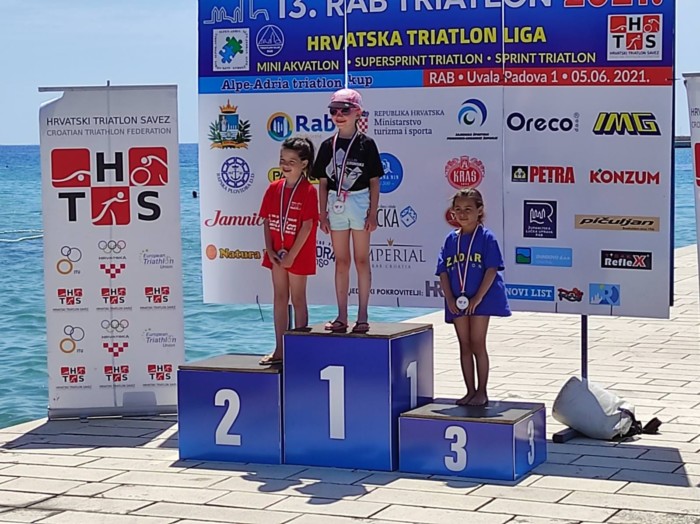 Uspjeh mladih Triatlon kluba Zadar na 13. Rapskom triatlonu