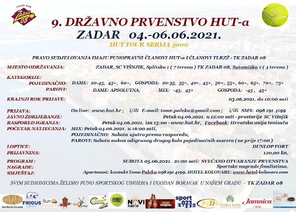 9. DRŽAVNO PRVENSTVO HUT-a Zadar 04.-06.06.2021