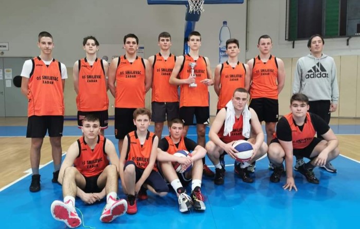 Dječaci OŠ Smiljevac prvaci Hrvatske u košarci