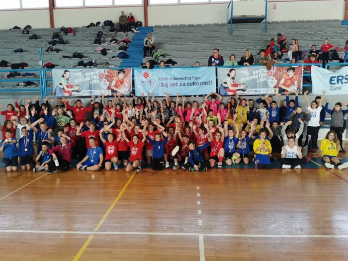 RK Zadar 2013 pobjednik Turnira Erste lige u mini rukometu
