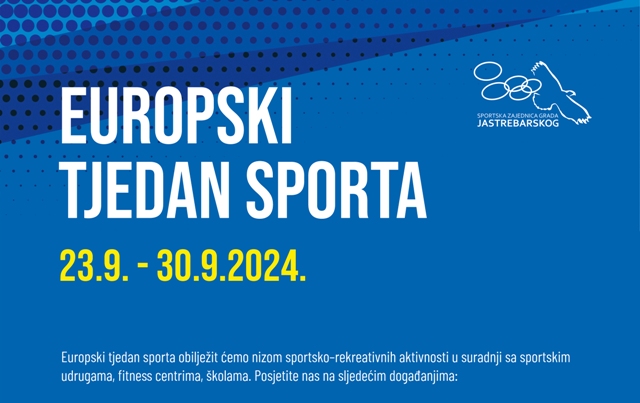 Danas počinje Europski tjedan sporta