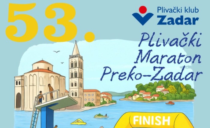 Otvorene prijave za 53. plivački maraton Preko – Zadar