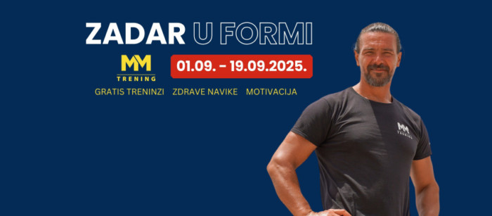 Zadar u formi – 01.09. do 19.09.2025. na ŠC Višnjik