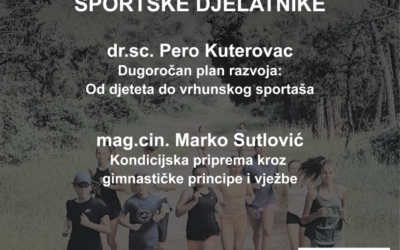 Stručno usavršavanje za trenere i sportske djelatnike uz Peru Kuterovca i Marka Sutlovića