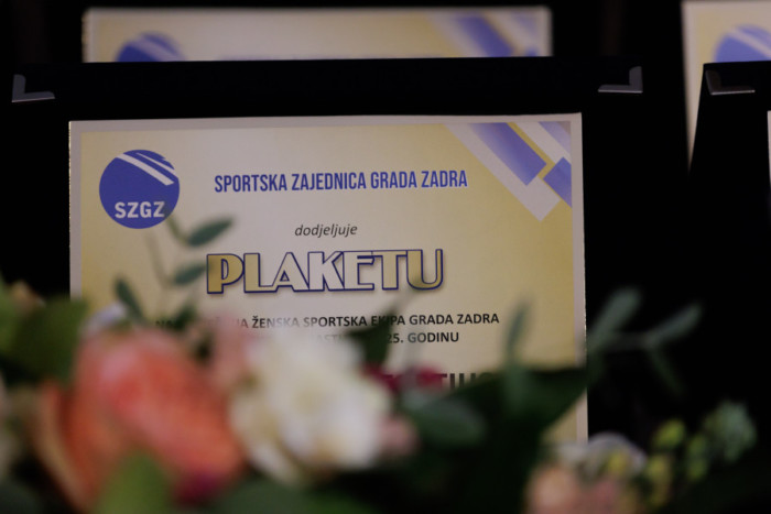 Proglašenje najuspješnijih sportaša Grada Zadra za 2025. godinu – održano 17. ožujka 2026. u Hotelu Kolovare