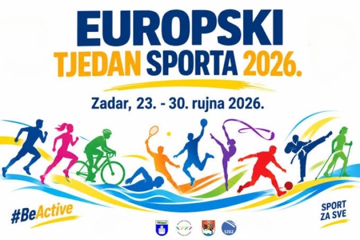 SPORT ZA SVE Zadar domaćin središnjeg događanja Europskog tjedna sporta u Hrvatskoj